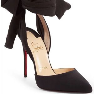 Christian Louboutin Douce Du Desert Ankle Tie Pump